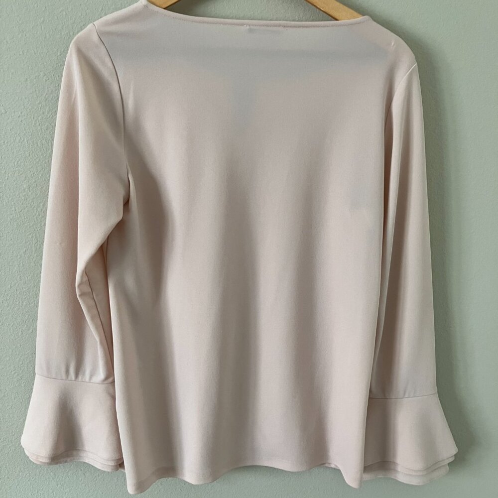 Calvin Klein medium long-sleeved blush blouse - Picture 4 of 6